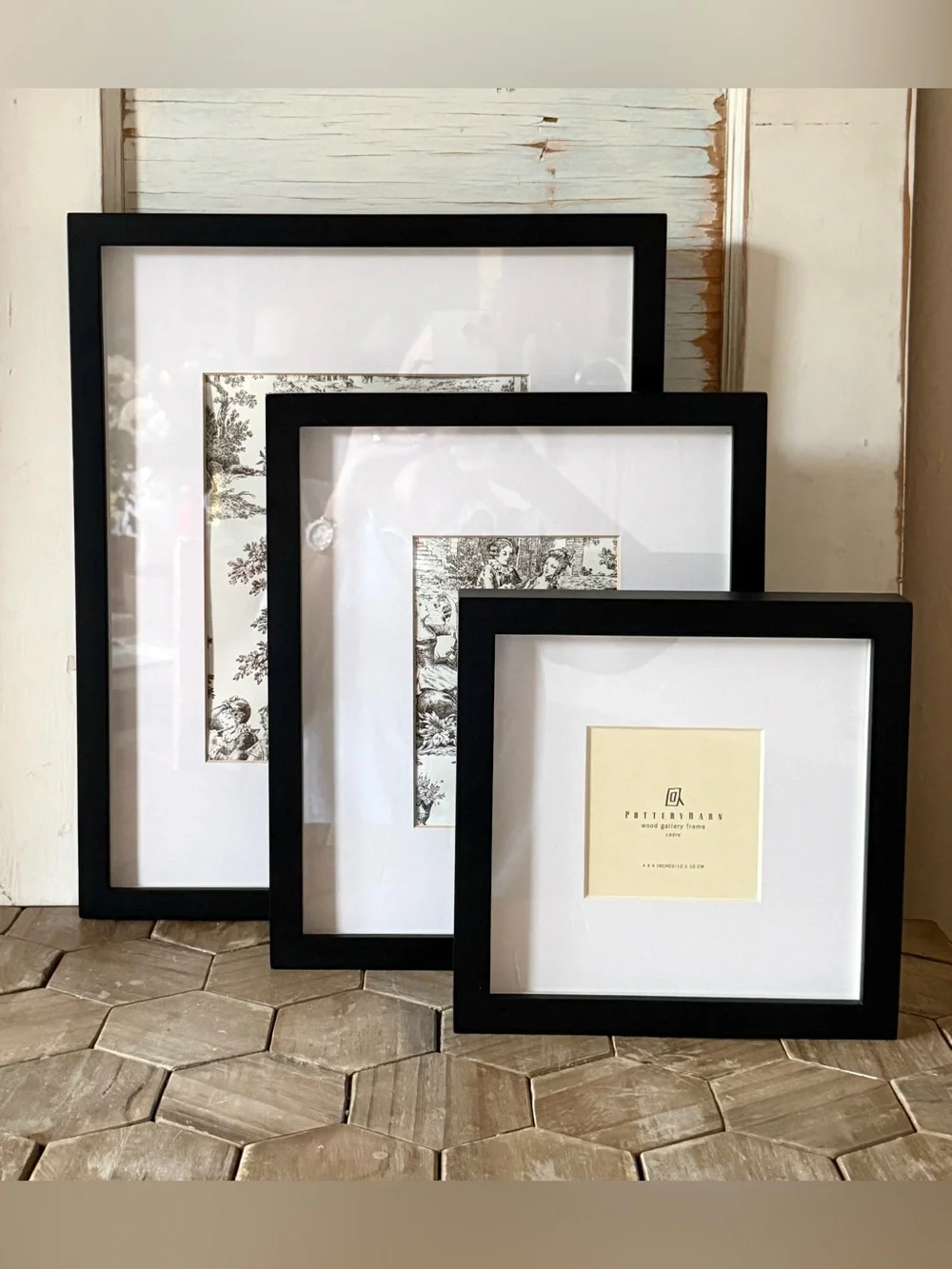 Pottery Barn Wood Gallery Frame, Bestseller, Black, New w/o Tags